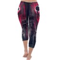 Stranger Things Fantasy Dark  Red Capri Winter Leggings  View4