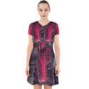 Stranger Things Fantasy Dark  Red Adorable in Chiffon Dress View1