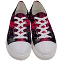 Stranger Things Fantasy Dark  Red Women s Low Top Canvas Sneakers View1