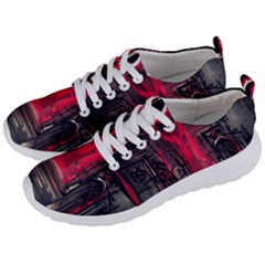 Stranger Things Fantasy Dark  Red Men s Lightweight Sports Shoes by Amaryn4rt