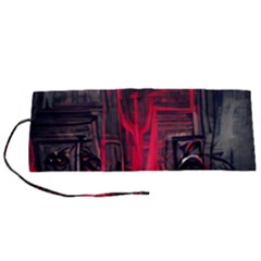 Stranger Things Fantasy Dark  Red Roll Up Canvas Pencil Holder (s) by Amaryn4rt