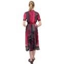 Stranger Things Fantasy Dark  Red Keyhole Neckline Chiffon Dress View2