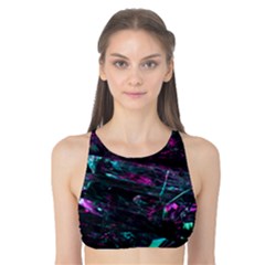 Space Futuristic Shiny Abstraction Tank Bikini Top by Amaryn4rt