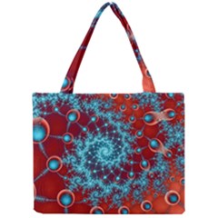 Fractal Pattern Background Mini Tote Bag by Amaryn4rt