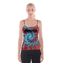 Fractal Pattern Background Spaghetti Strap Top by Amaryn4rt