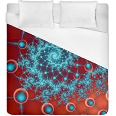 Fractal Pattern Background Duvet Cover (king Size) by Amaryn4rt