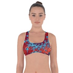 Fractal Pattern Background Got No Strings Sports Bra by Amaryn4rt