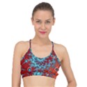 Fractal Pattern Background Basic Training Sports Bra View1