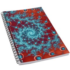 Fractal Pattern Background 5 5  X 8 5  Notebook by Amaryn4rt