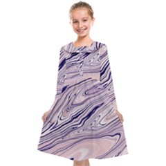 Background Light Abstract Texture Kids  Midi Sailor Dress by Amaryn4rt