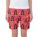 Christmas Christmas Tree Pattern Women s Basketball Shorts View1