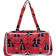 Christmas Christmas Tree Pattern Multi Function Bag by Amaryn4rt