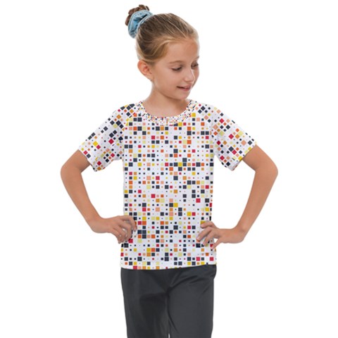 Art Pattern Design Wallpaper Kids  Mesh Piece Tee by Amaryn4rt