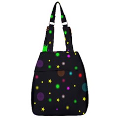 Stars Seamless Pattern Celebration Center Zip Backpack by Amaryn4rt