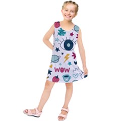 Wallpaper Background Cute Design Kids  Tunic Dress by Amaryn4rt