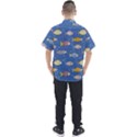 Sea Fish Blue Submarine Animals Men s Short Sleeve Shirt View2