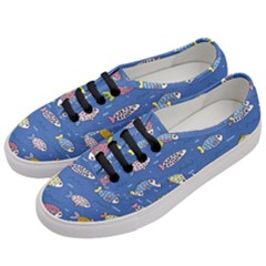 Sea Fish Blue Submarine Animals Women s Classic Low Top Sneakers by Amaryn4rt