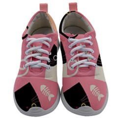 Cat Pattern Backgroundpet Mens Athletic Shoes by Amaryn4rt