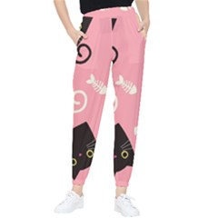 Cat Pattern Backgroundpet Tapered Pants by Amaryn4rt