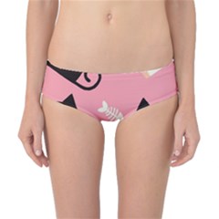 Cat Pattern Backgroundpet Classic Bikini Bottoms by Amaryn4rt