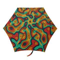 Paper Cut Abstract Pattern Mini Folding Umbrellas