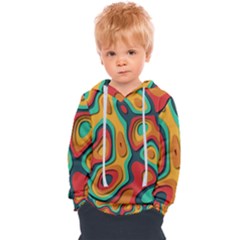 Paper Cut Abstract Pattern Kids  Overhead Hoodie by Amaryn4rt