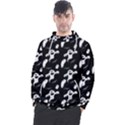 Halloween Background Ghost Pattern Men s Pullover Hoodie View1