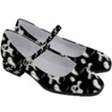 Halloween Background Ghost Pattern Women s Mary Jane Shoes View3