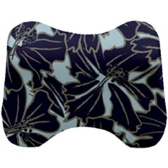 Floral Print Art Pattern Design Head Support Cushion by Amaryn4rt