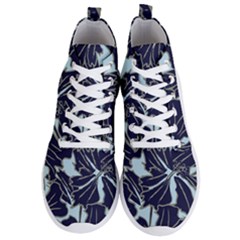 Floral Print Art Pattern Design Men s Lightweight High Top Sneakers by Amaryn4rt