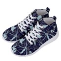 Floral Print Art Pattern Design Men s Lightweight High Top Sneakers View2