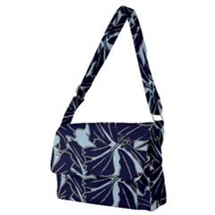 Floral Print Art Pattern Design Full Print Messenger Bag (m) by Amaryn4rt