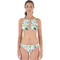 Leaves Foliage Pattern Abstract Perfectly Cut Out Bikini Set View1