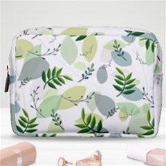 Leaves Foliage Pattern Abstract Make Up Pouch (medium) by Amaryn4rt