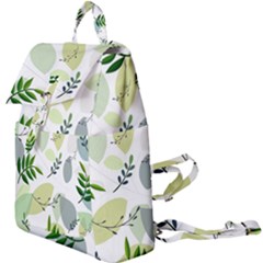 Leaves Foliage Pattern Abstract Buckle Everyday Backpack by Amaryn4rt