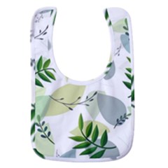 Leaves Foliage Pattern Abstract Baby Bib by Amaryn4rt