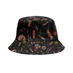 Coffee Watercolor Background Inside Out Bucket Hat by Amaryn4rt