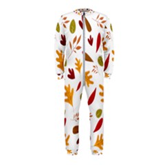 Leaves Fall Autum Colors Season Onepiece Jumpsuit (kids) by Amaryn4rt