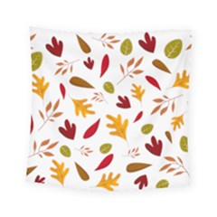 Leaves Fall Autum Colors Season Square Tapestry (small) by Amaryn4rt