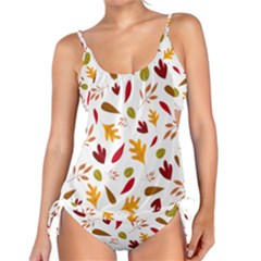 Leaves Fall Autum Colors Season Tankini Set by Amaryn4rt