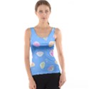 Seashell Clam Pattern Art Design Tank Top View1