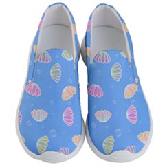 Seashell Clam Pattern Art Design Men s Lightweight Slip Ons by Amaryn4rt