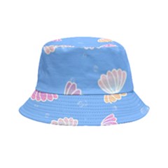 Seashell Clam Pattern Art Design Bucket Hat by Amaryn4rt