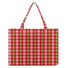 Festive Pattern Christmas Holiday Zipper Medium Tote Bag by Amaryn4rt