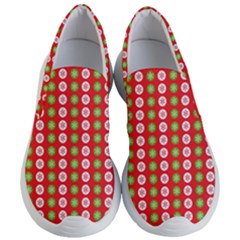 Festive Pattern Christmas Holiday Women s Lightweight Slip Ons