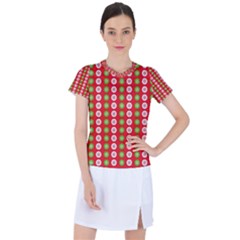 Festive Pattern Christmas Holiday Women s Sports Top by Amaryn4rt