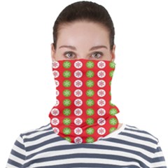 Festive Pattern Christmas Holiday Face Seamless Bandana (adult) by Amaryn4rt