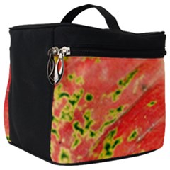 Aglonema Leaf Plant Pattern Flora Make Up Travel Bag (big) by Amaryn4rt