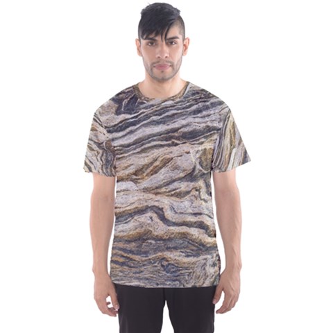 Texture Marble Abstract Pattern Men s Sport Mesh Tee by Amaryn4rt