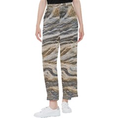 Texture Marble Abstract Pattern Women s Pants  by Amaryn4rt